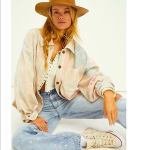 Free People Kiwi Shirt Jacket